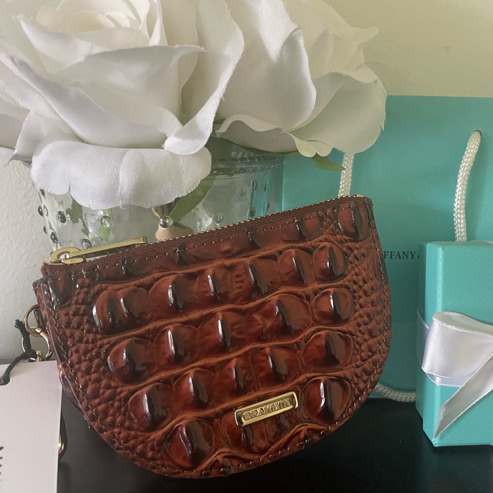 Gorgeous Brahmin Britt Coin Case - Pecan Color